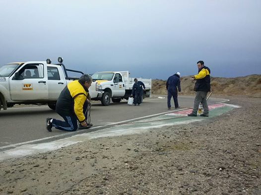 Vialidad efectúa trabajos en el trazado de la AKPS