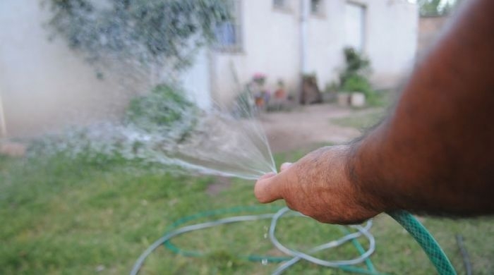 Baja presión de agua en barrios de zona norte