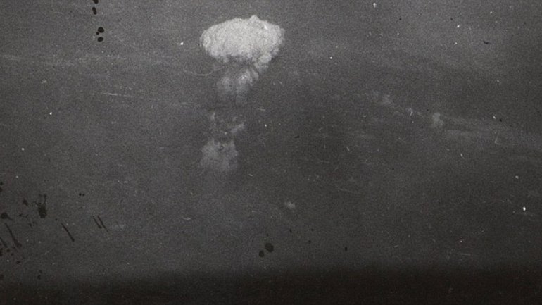 Foto inédita muestra el minuto posterior al estallido de la bomba atómica