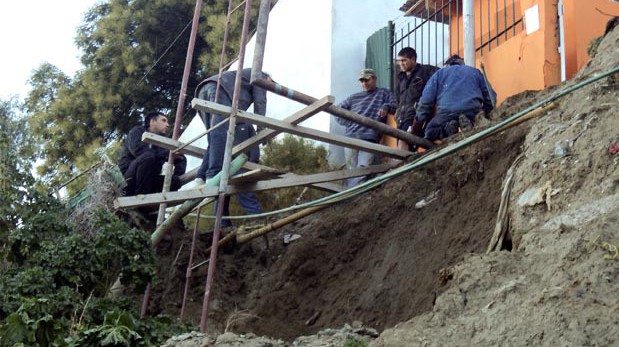 Derrumbes: Vecinos del barrio Mirador esperan respuestas