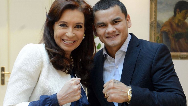 «Cristina quiere que pelee en la Argentina con Mayweather»