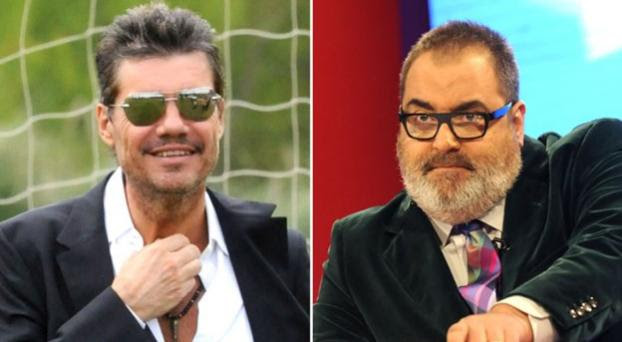 Tinelli y Lanata, hechos pelota…