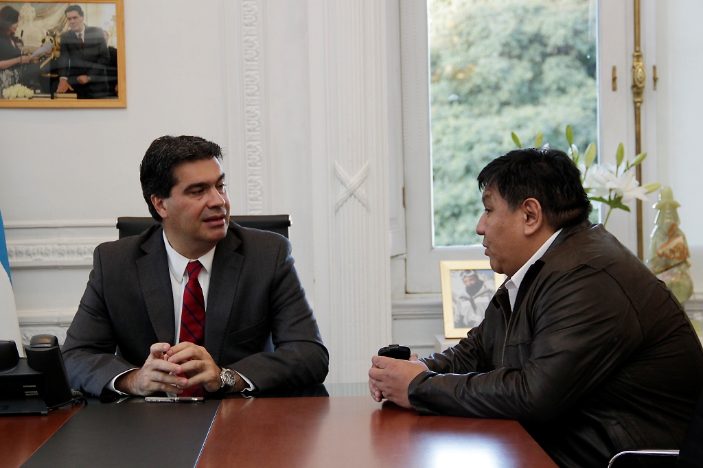 Ávila le presentó a Capitanich el proyecto de la Clínica