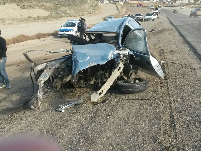 Accidente fatal en el ingreso a Rada Tilly