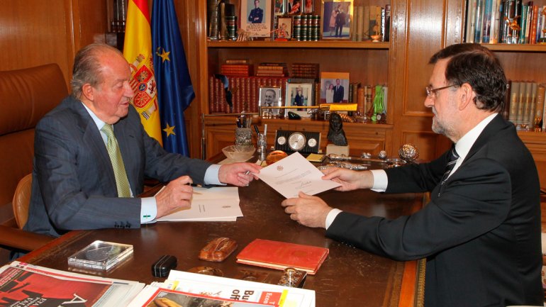 El Rey de España abdicó la Corona