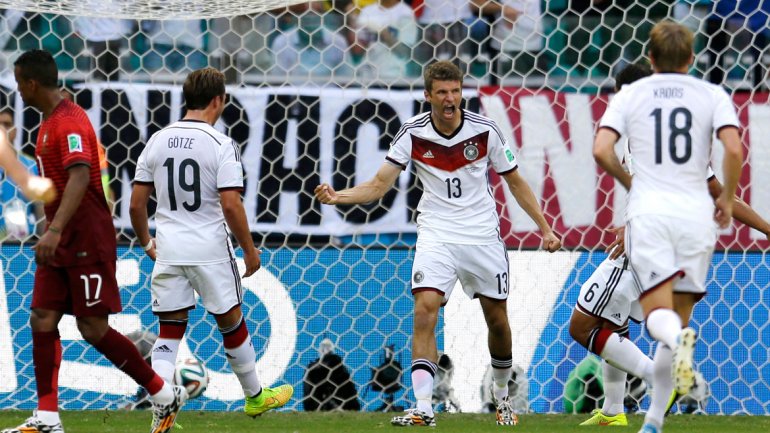 Alemania aplastó 4 a 0 a Portugal