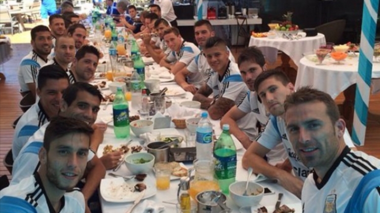 La Selección disfrutó del primer asado en Brasil