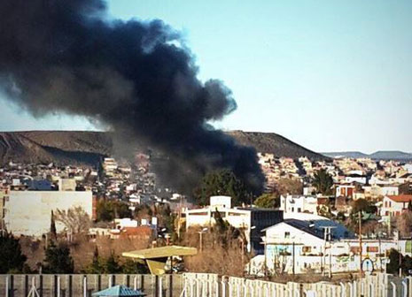 Caleta Olivia: Incendio en el depósito de Hipertehuelche