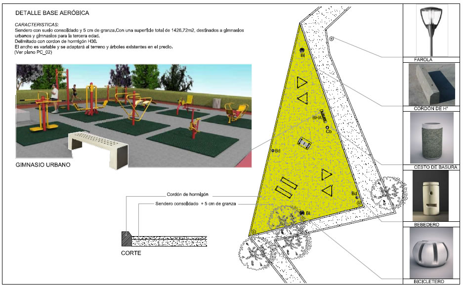 Avanza el proyecto del parque aeróbico en Kilómetro 3