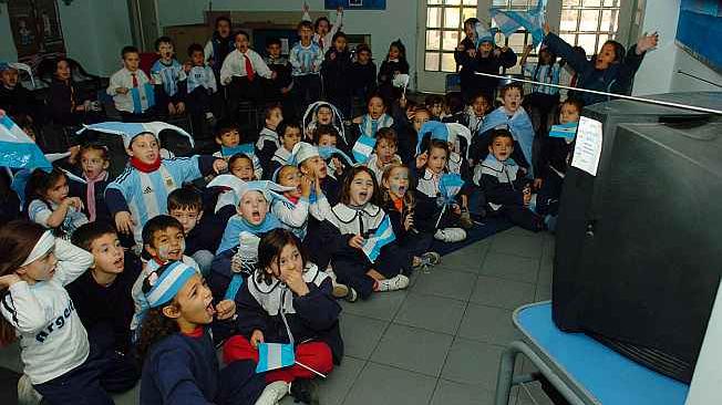 El Mundial podrá verse en las escuelas