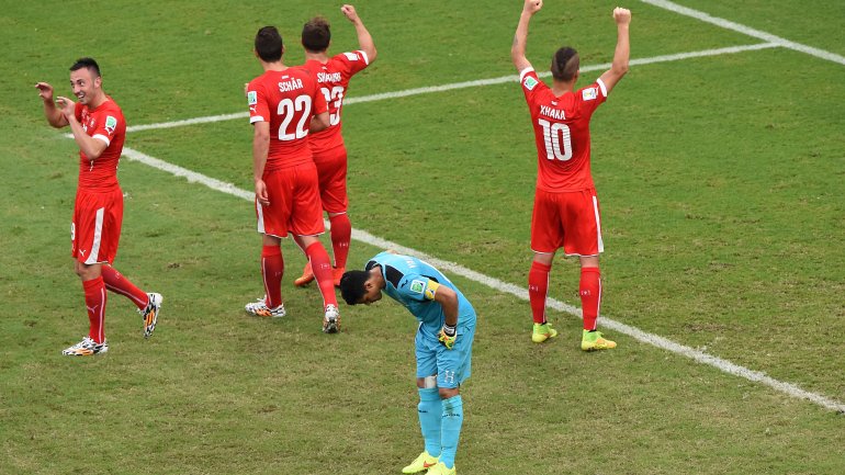 Suiza goleó a Honduras y será el rival de Argentina