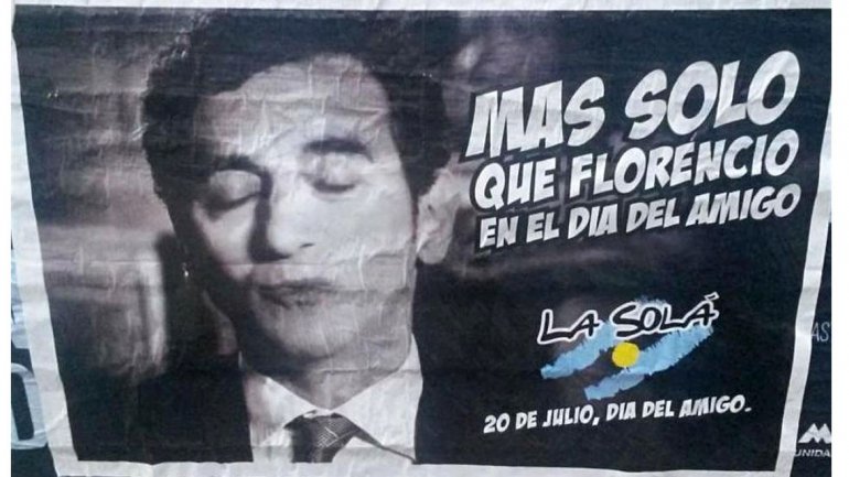 Randazzo respondió a los afiches ‘burlones’ por el Día del Amigo