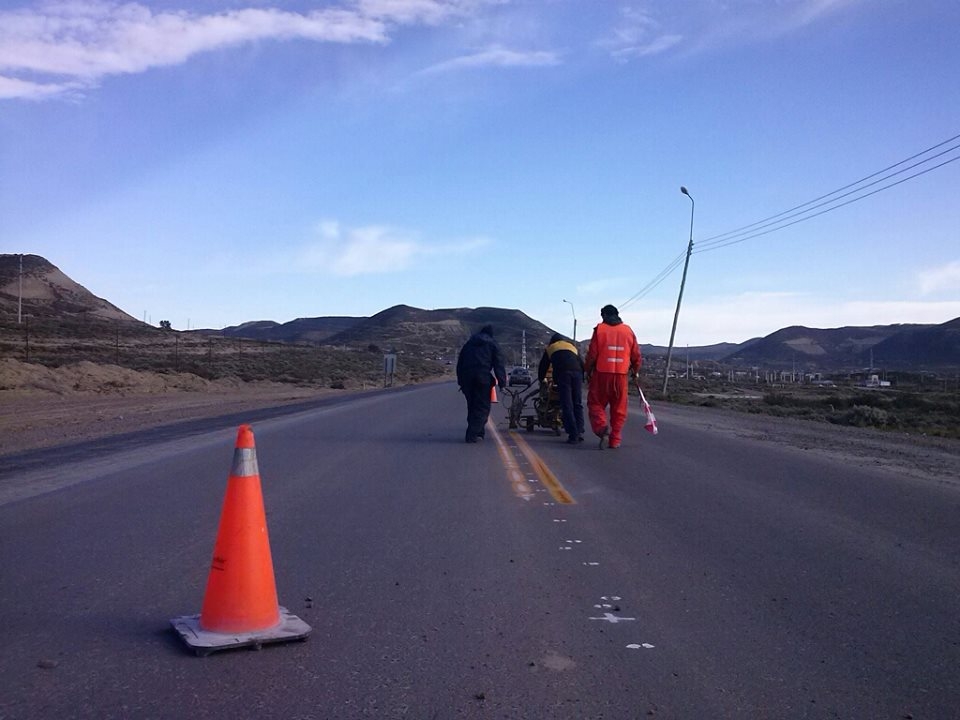 Concluye la repavimentación del acceso a Laprida