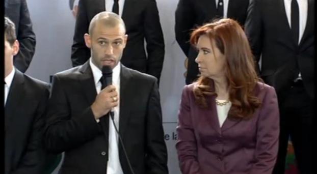 Los jugadores rescataron ante CFK los valores del grupo