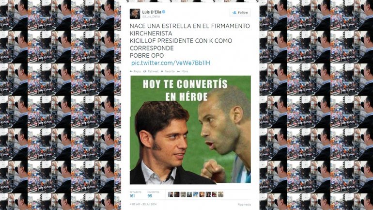 D’Elía ya postula a Kicillof como presidenciable