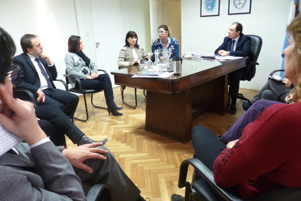 Encuentro entre fiscales y miembros del Servicio de Protección de Derechos