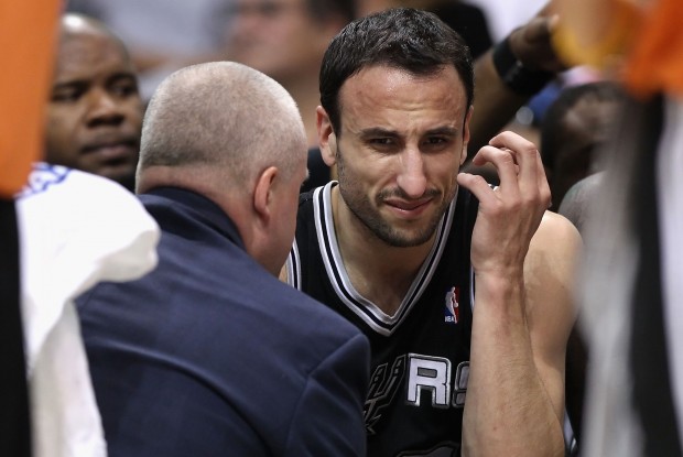 Ginóbili está en riesgo para el Mundial