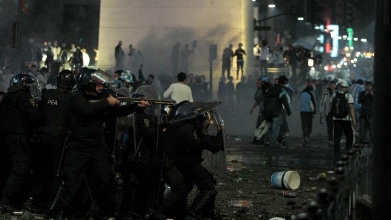 Buenos Aires: Inadaptados provocaron incidentes en las calles