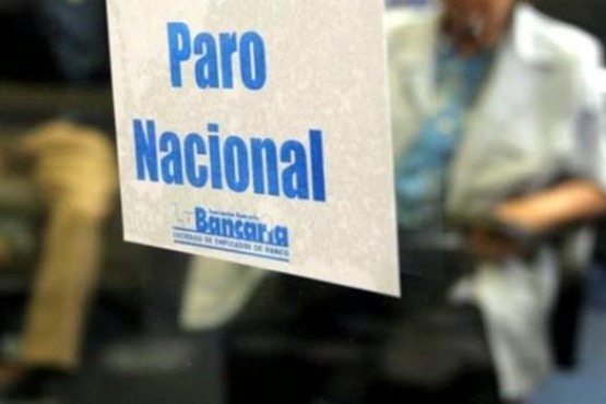 Los bancarios ratificaron el paro