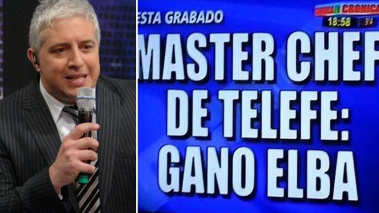 Peluffo, furioso con Crónica por adelantar el ganador de ‘MasterChef’