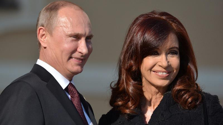 Maduro, Mujica y Morales junto a Cristina y Putin