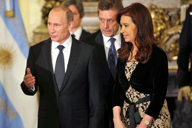 Cristina recibió a Putin