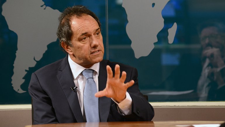 Scioli: «El crecimiento de Macri va en detrimento de Massa»