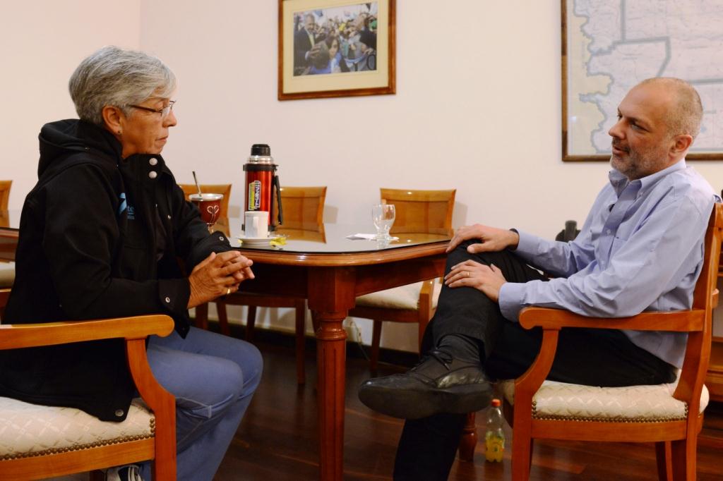 Contrera ratificó el “apoyo” contra la ley de hidrocarburos”