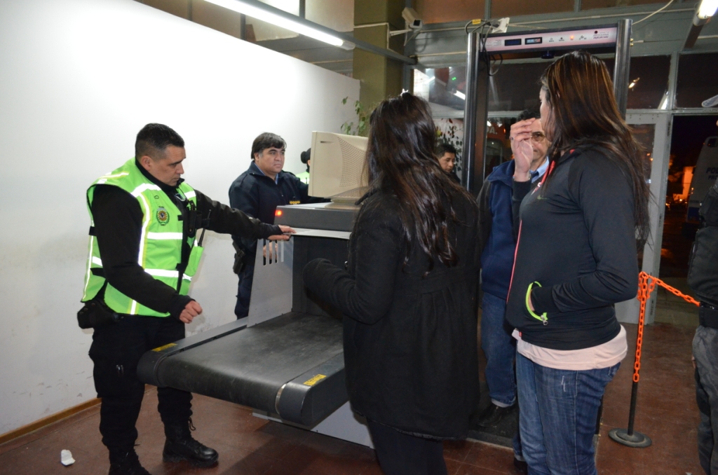 Hubo un operativo de seguridad en la terminal