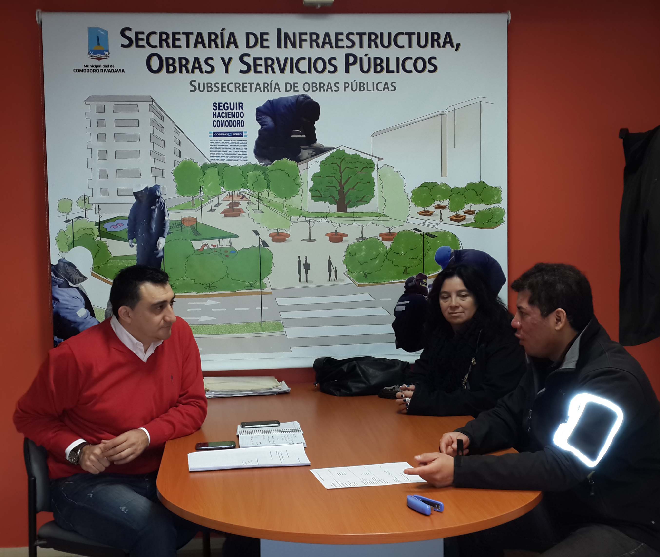 Avanzan obras para el barrio Jorge Newbery