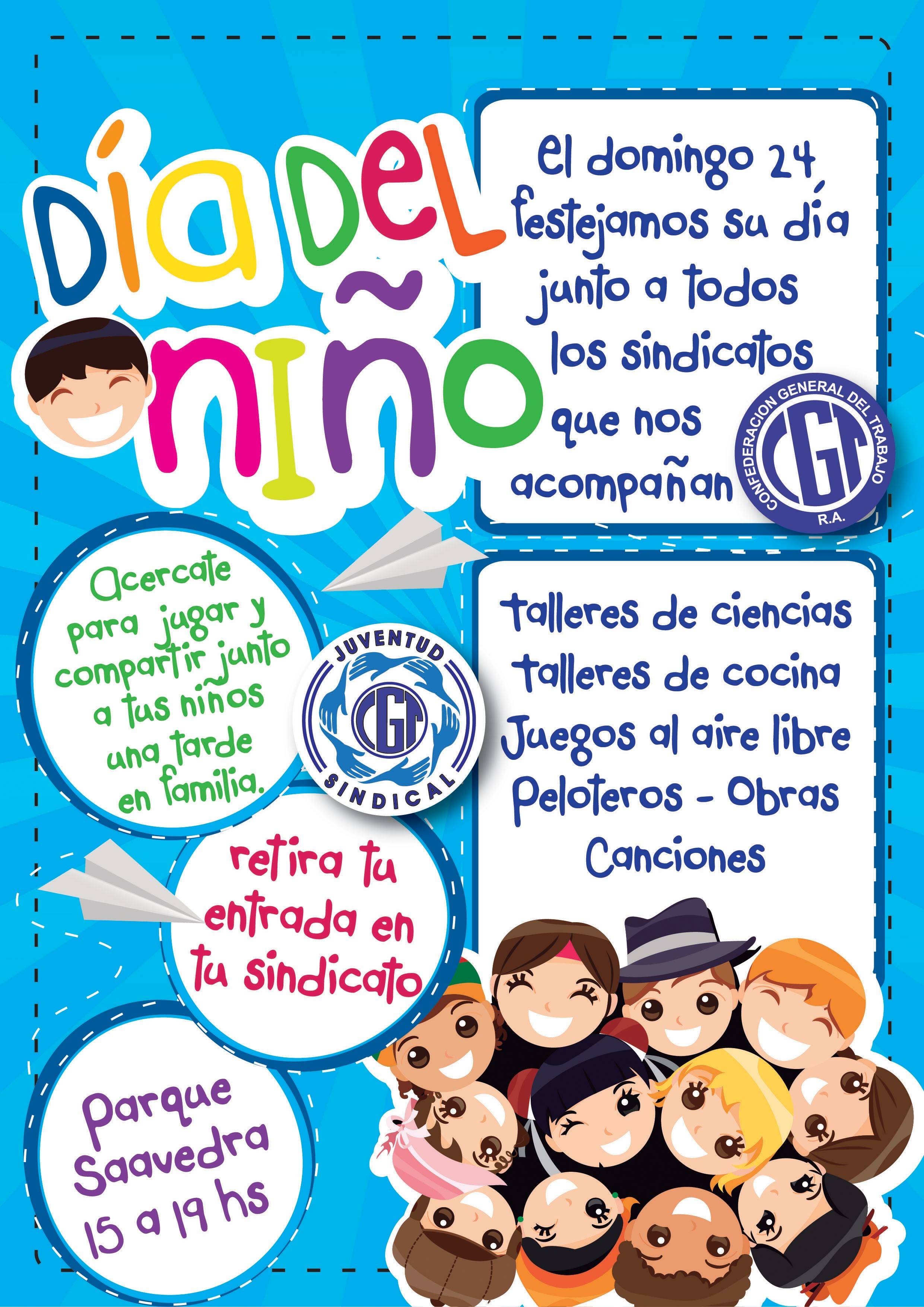 CGT Ubaldini y Juventud Sindical preparan festejo del Día del Niño