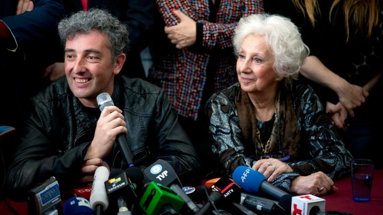 Habló el nieto de Carlotto: «Me parece maravilloso y mágico lo que está pasando»