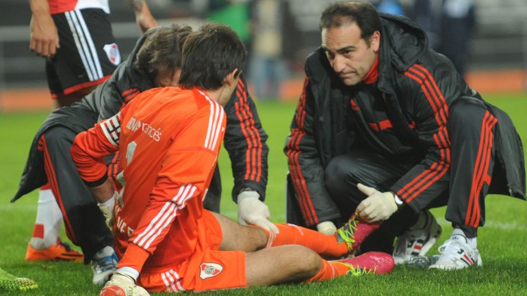 Barovero se desgarró y estará 15 días afuera