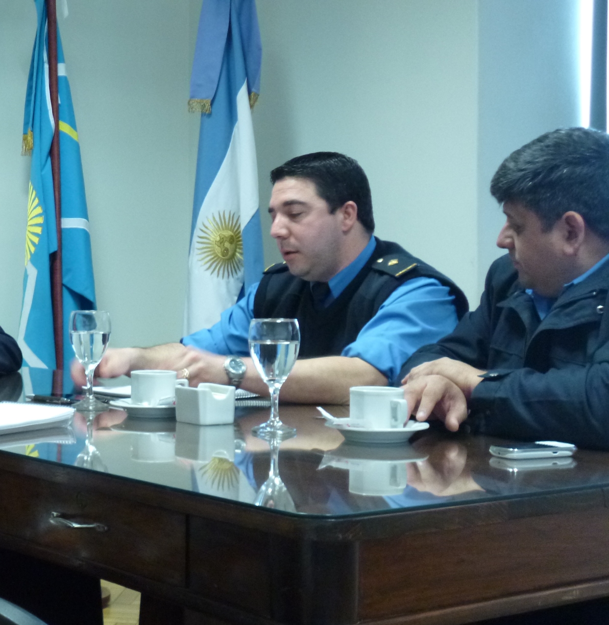El MPF se reunió con la policía radatilense