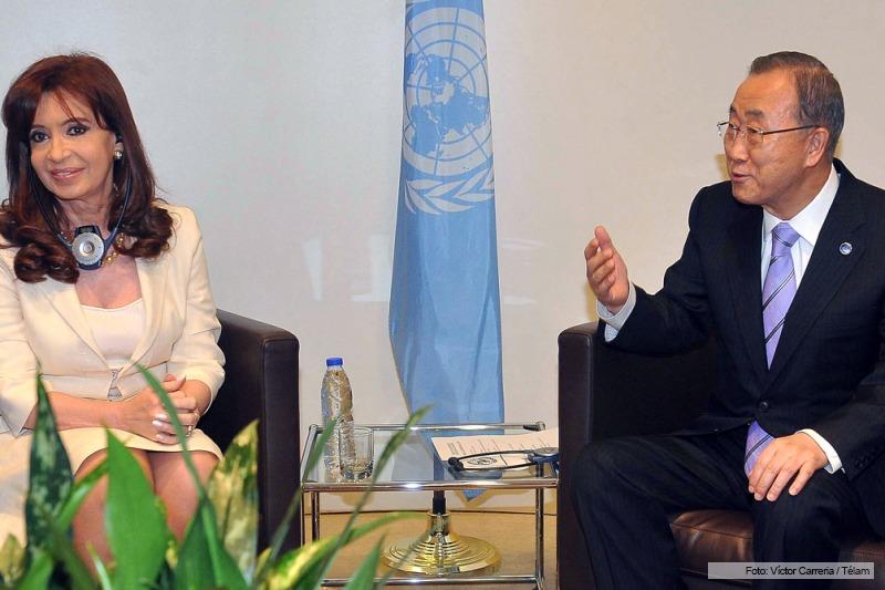 La Presidenta se reunió con Ban Ki-moon