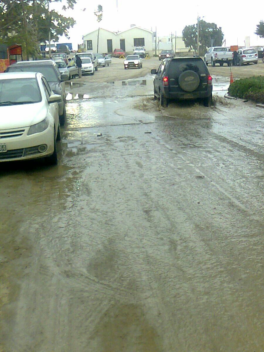 Marcada molestia por agua cloacal en zona escolar