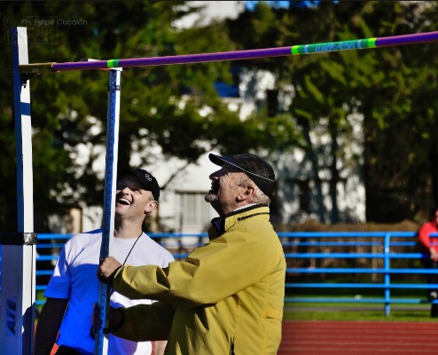 Guillermo Orlandi fue jurado del Argentino de Atletismo