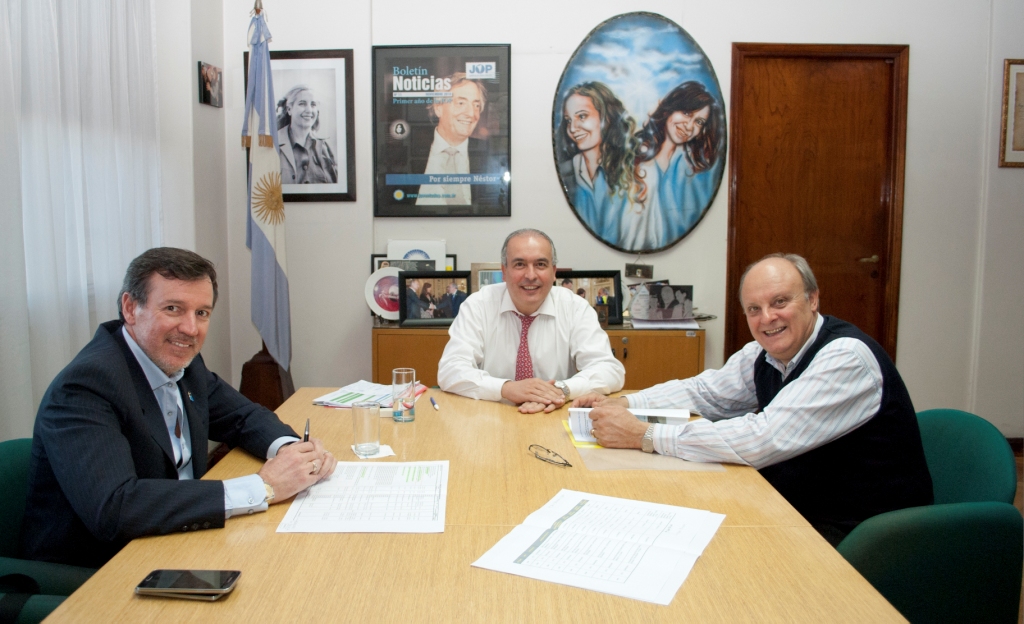 Di Pierro gestiona obras en Nación