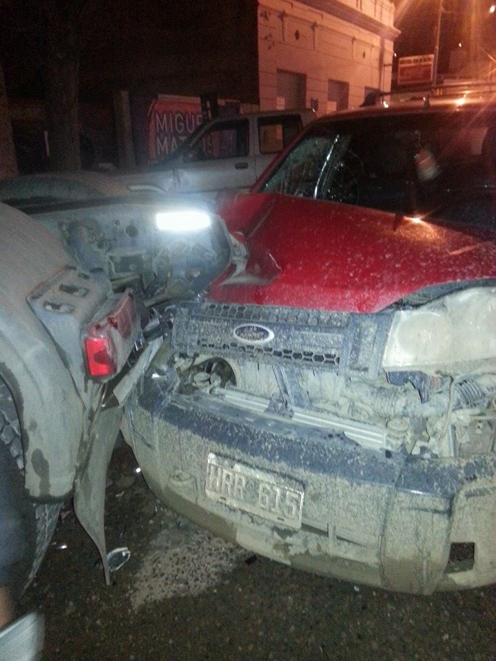 Choque de madrugada sin lesionados en zona céntrica