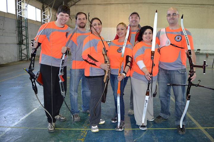 Doble jornada de arquería en el Club Huergo