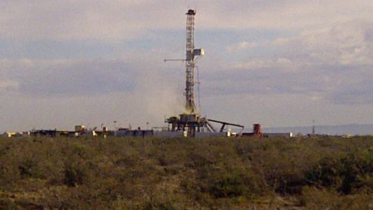 Incendio en un pozo de YPF en Vaca Muerta