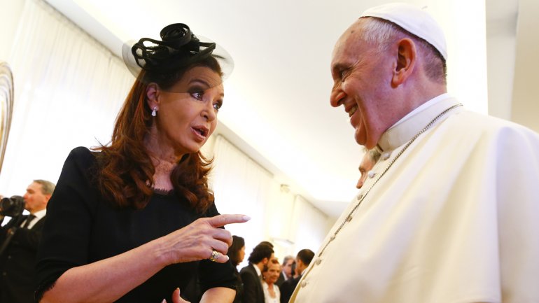El papa le pidió a Cristina que elija sucesor