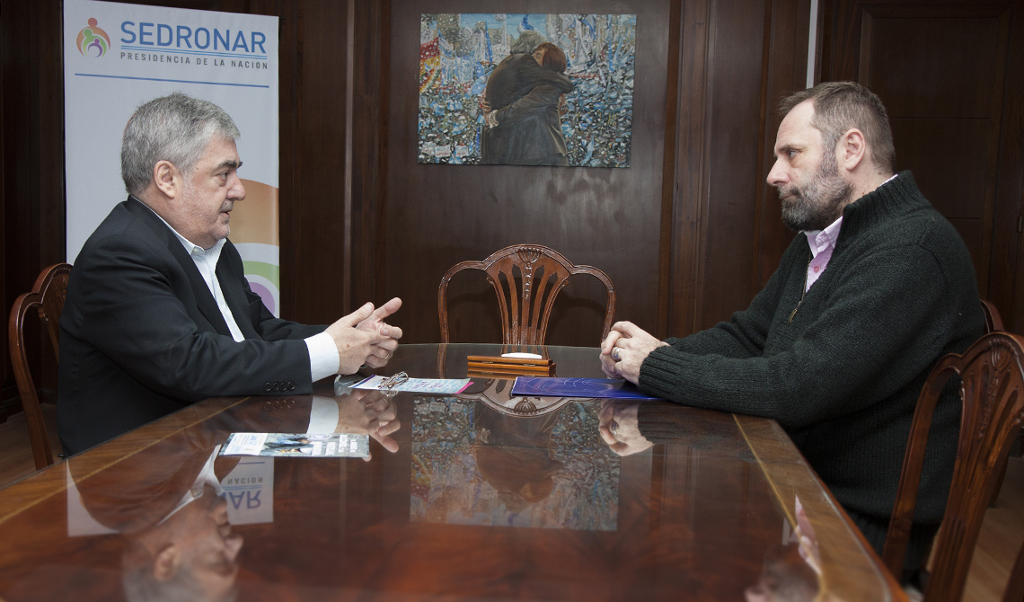 Das Neves planteó en Sedronar el flagelo de la droga en Chubut