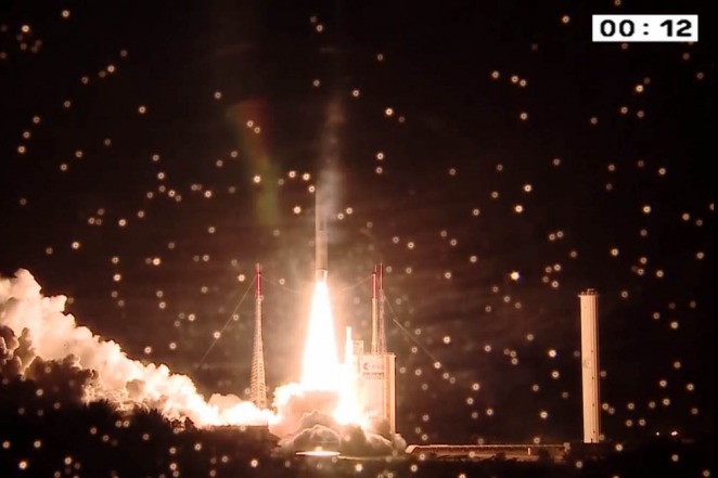 El Arsat-1 ya viaja rumbo al espacio