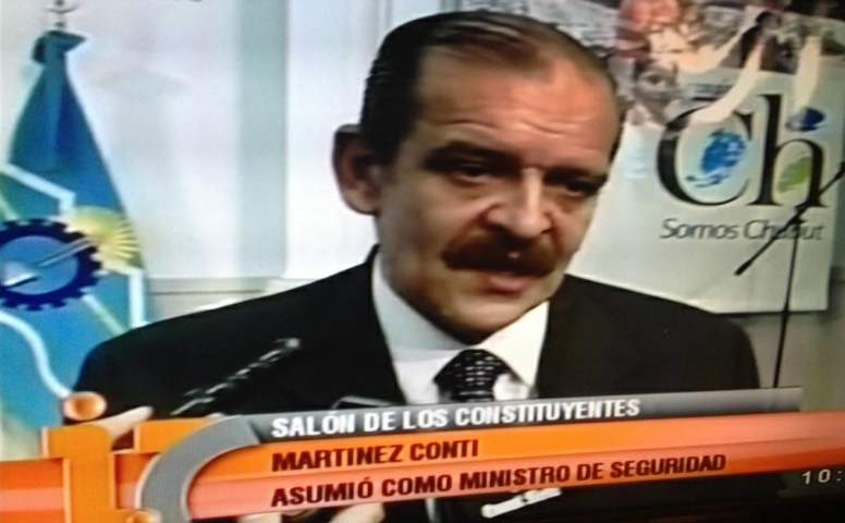 Juró Martínez Conti como ministro de Seguridad