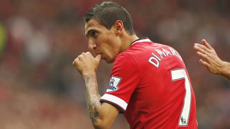 Di María fue la figura en el triunfo del Manchester