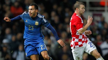 Argentina le ganó a Croacia en la vuelta de Tevez