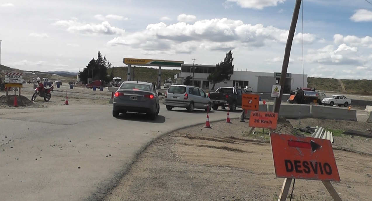 Comenzaron los desvíos en cruce de rutas 3 y 39