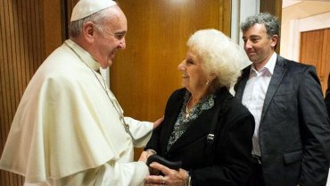 Carlotto: «Con el Papa me equivoqué y me rectifico»