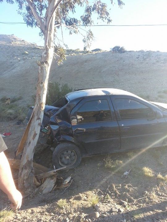 Duro accidente en la zona de Castelli